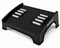 Rushko Ergonomic Under Desk Foot Rest With Massage Rollers | NonAdjustable Footrest For Office Chair, Work From Home & Gaming |