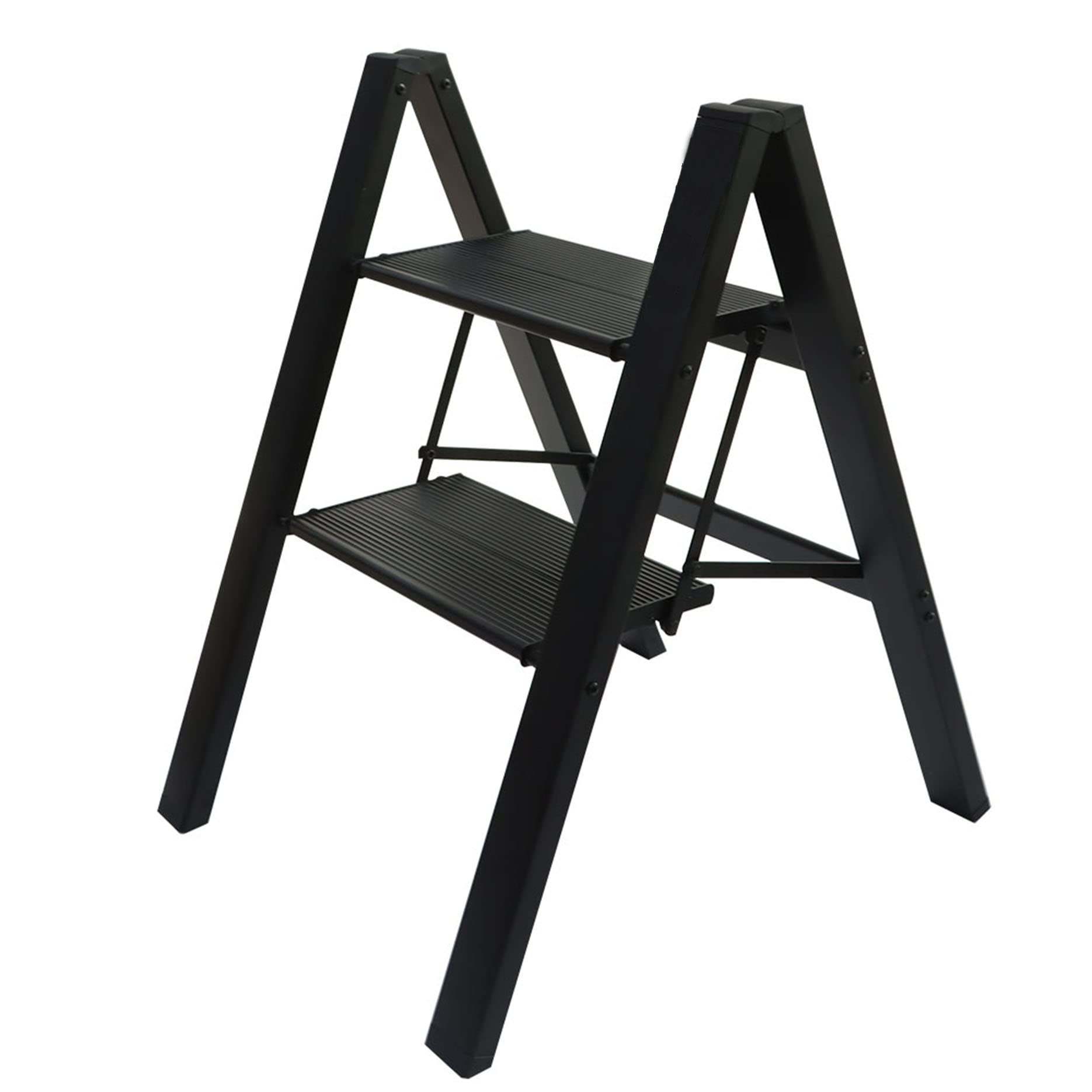 LiGuVCY 2 Step Ladder Folding Ladder Stool, Anti-Slip Folding Step Stool Ladder with Expanded Pedal,for Home and Office Use, Kit