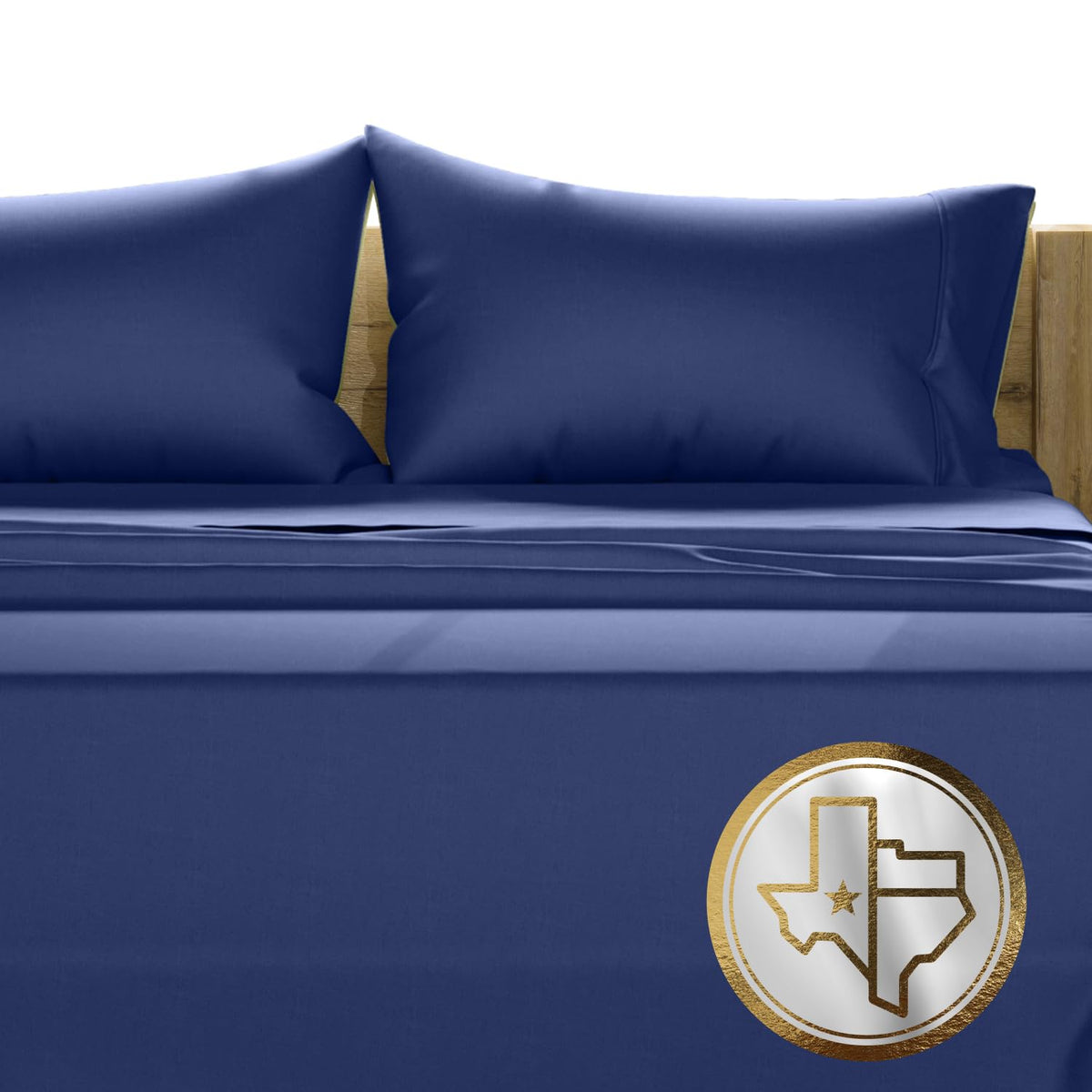 Texas Linen Co. 100% Egyptian Cotton Sheets California King Size - 1500 Thread Count 4 Pc Cal King Sheets Egyptian Cotton, Cooli