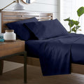 Westbrooke Lush Sateen 100% Cotton Sheet Set | Full Size Sateen Sheets - 4 Piece Long Staple Cotton Bedding Set With Elasticized