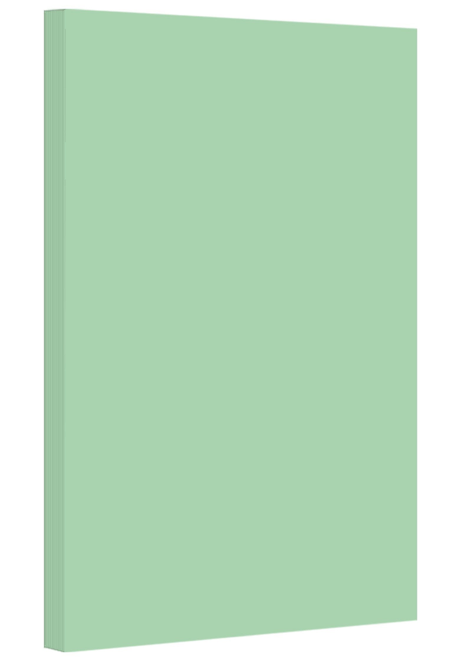 Green Pastel Color Card Stock | 67Lb Cardstock | 11    X 17    Inches | 50 Sheets Per Pack