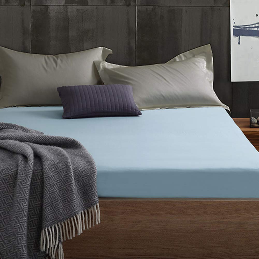 Bedsum 100% Brushed Microfiber Queen Pillow Shams Set Of 2, Super Soft And Cozy, Wrinkle, Fade, Stain Resistant 20X30 Oxford Pil