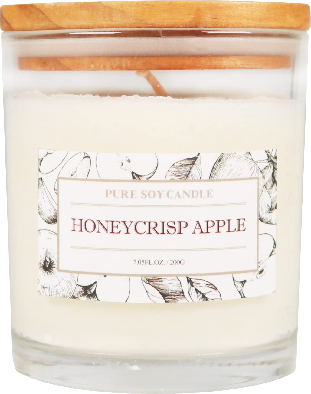 Aronica Pet Safe Candles Apple Scented, Delicious Smelling Candle Cinnamon Apple, Fall Gift Ideas For Kitchen, Candles For Women