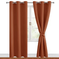 Hiasan Fall Blackout Curtains for Bedroom, 42 x 84 Inches Long - Thermal Insulated & Light Blocking Window Curtains for Living R