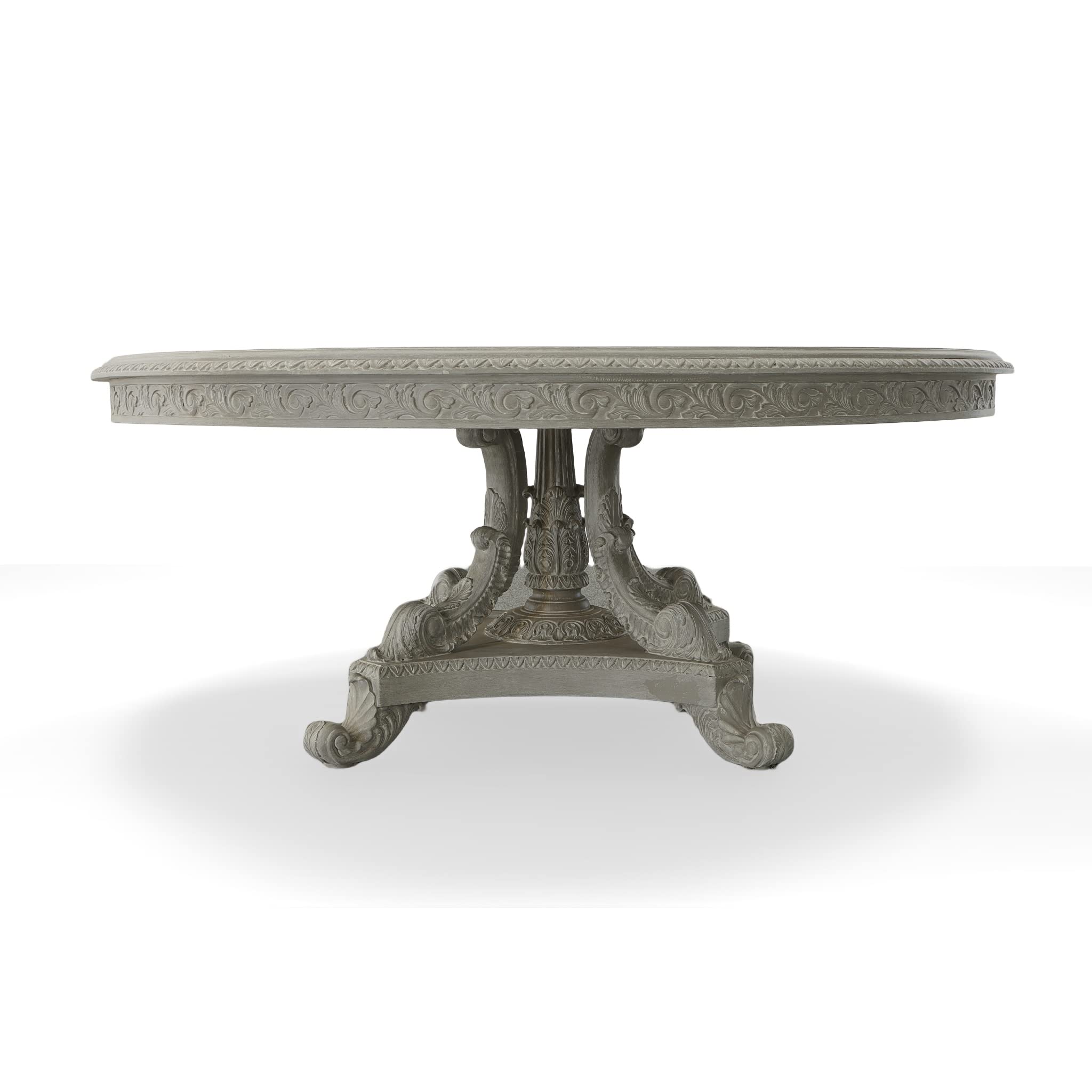 Afd Home Grey Mahogany Anglia 72'' Rd Dining Table - Thumbnail 3