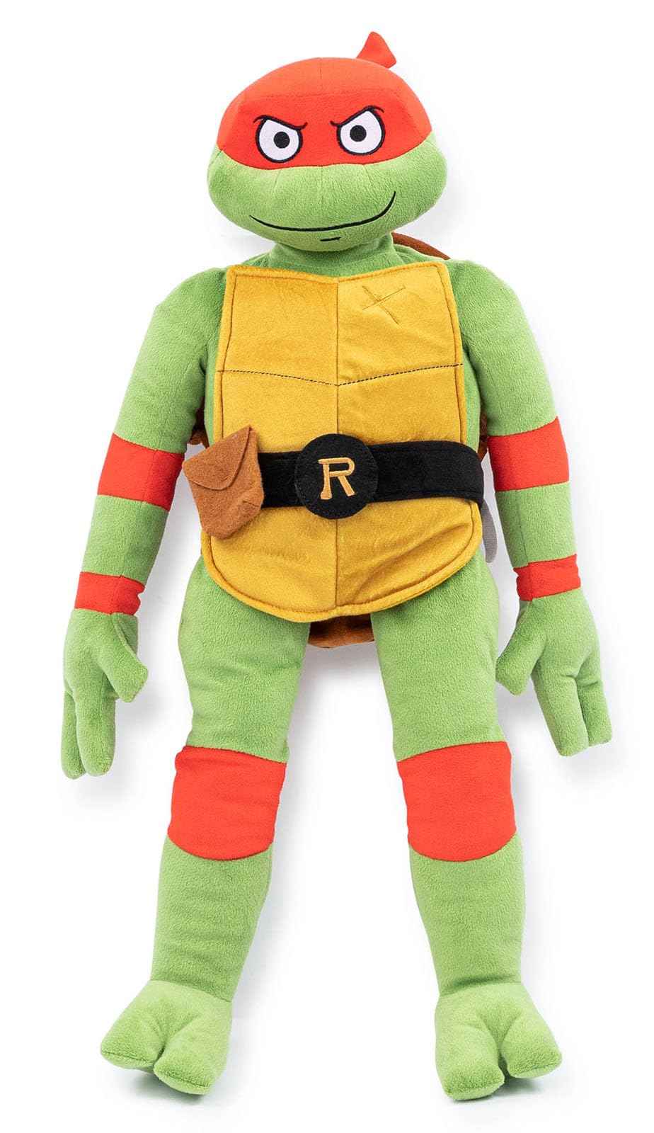 Jay Franco Nickelodeon Teenage Mutant Ninja Turtles Raphael Plush Pillow Buddy - Super Soft Stuffed Character Pillow - Polyester