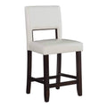 Linon Vega White Stool, Counter Height