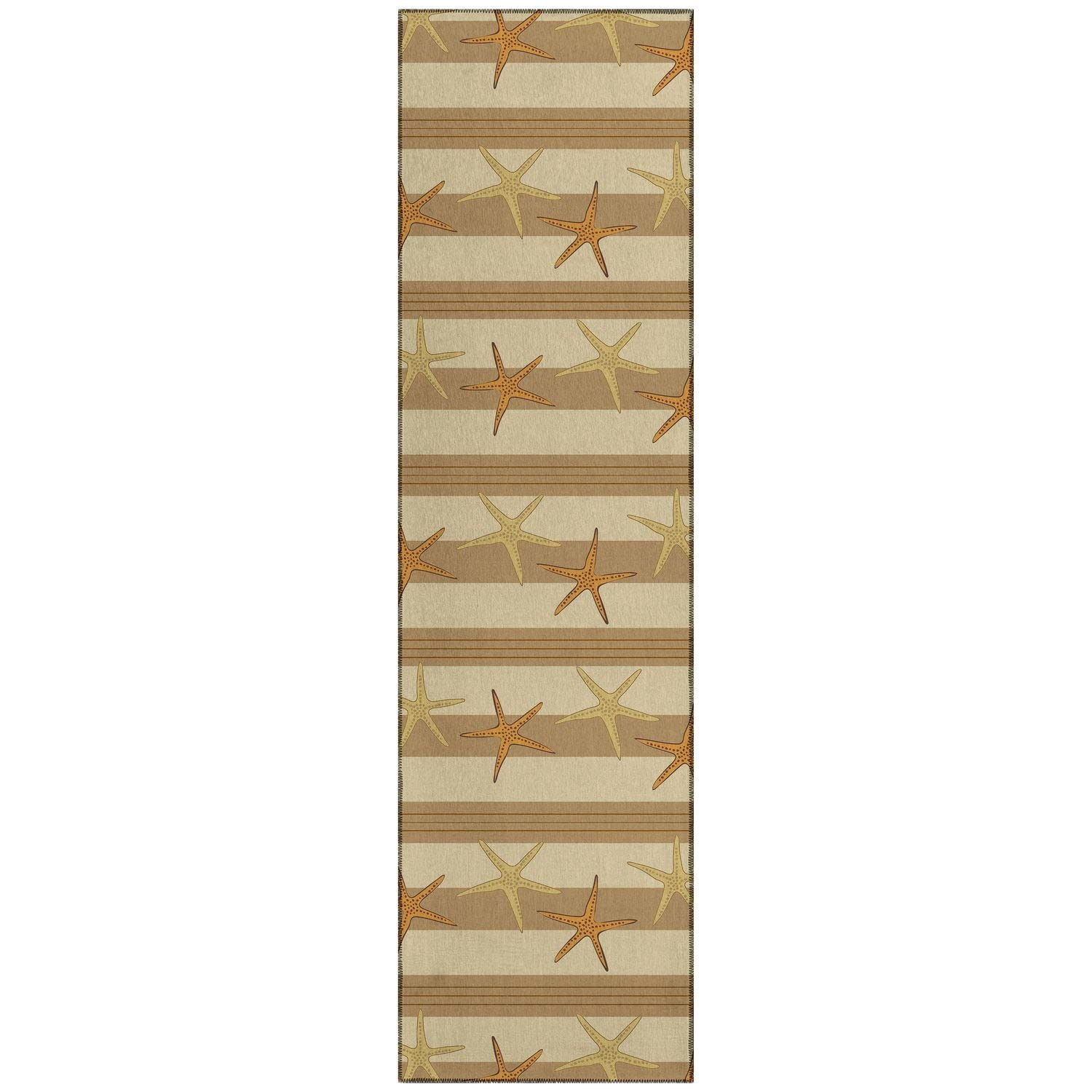 Seabreeze Sz12 Beige Coastal Rug Runner 2' 3" X 7 ' 6"