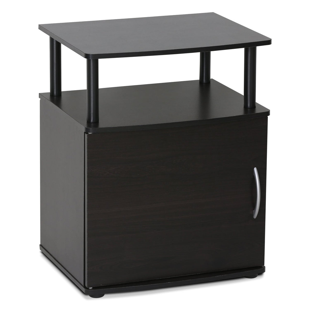 Furinno Jaya End Table, One, Black Wood