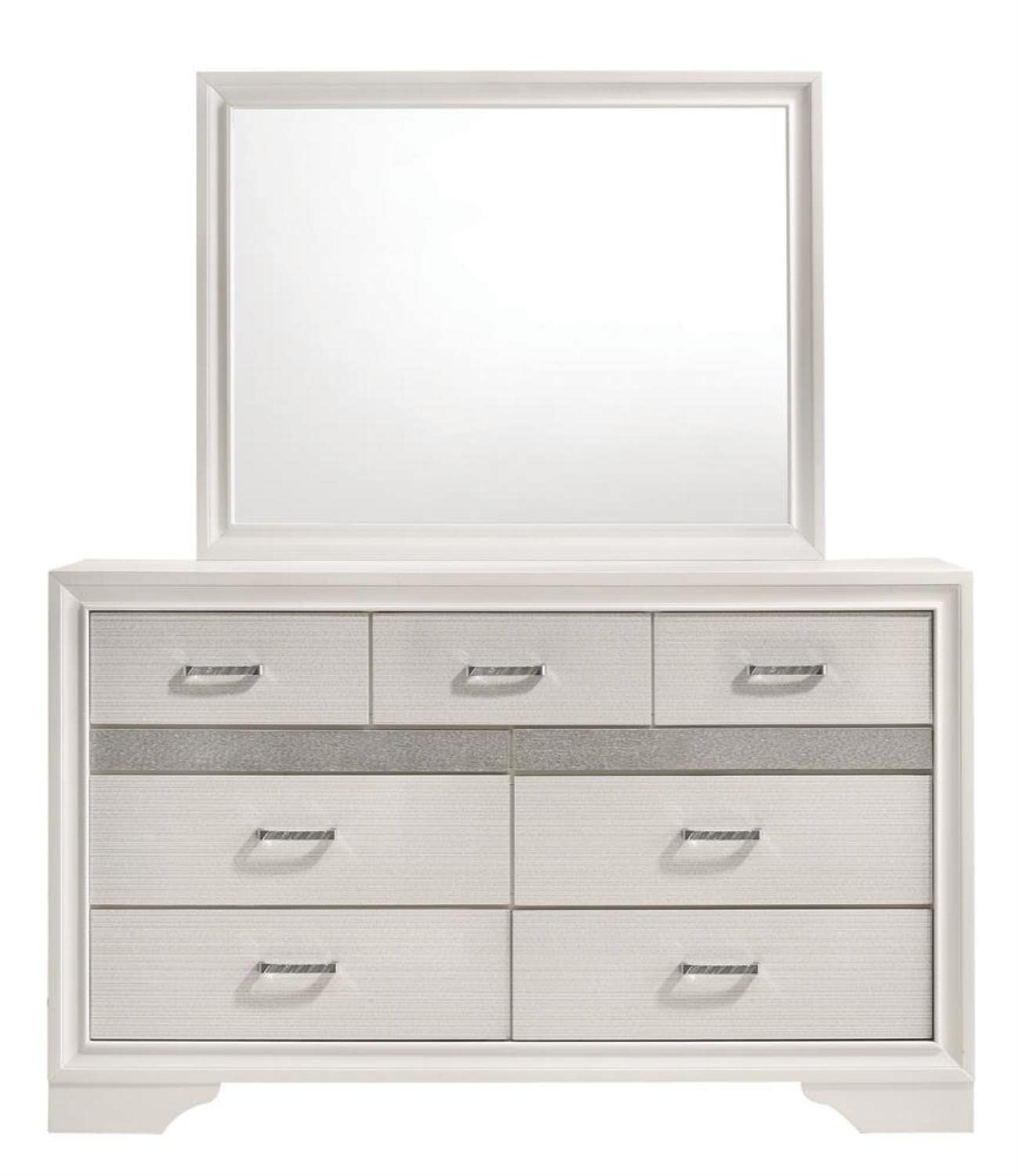 Coaster Furniture Dresser Mirror White 205114