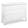 Carters by DaVinci Morgan 6-Drawer Dresser in White