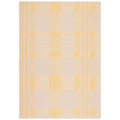 SAFAVIEH Courtyard Collection 9 x 12 Gold/Beige CY6201 Plaid Indoor/-Outdoor Waterproof Easy-Cleaning Patio Backyard Mudroom A