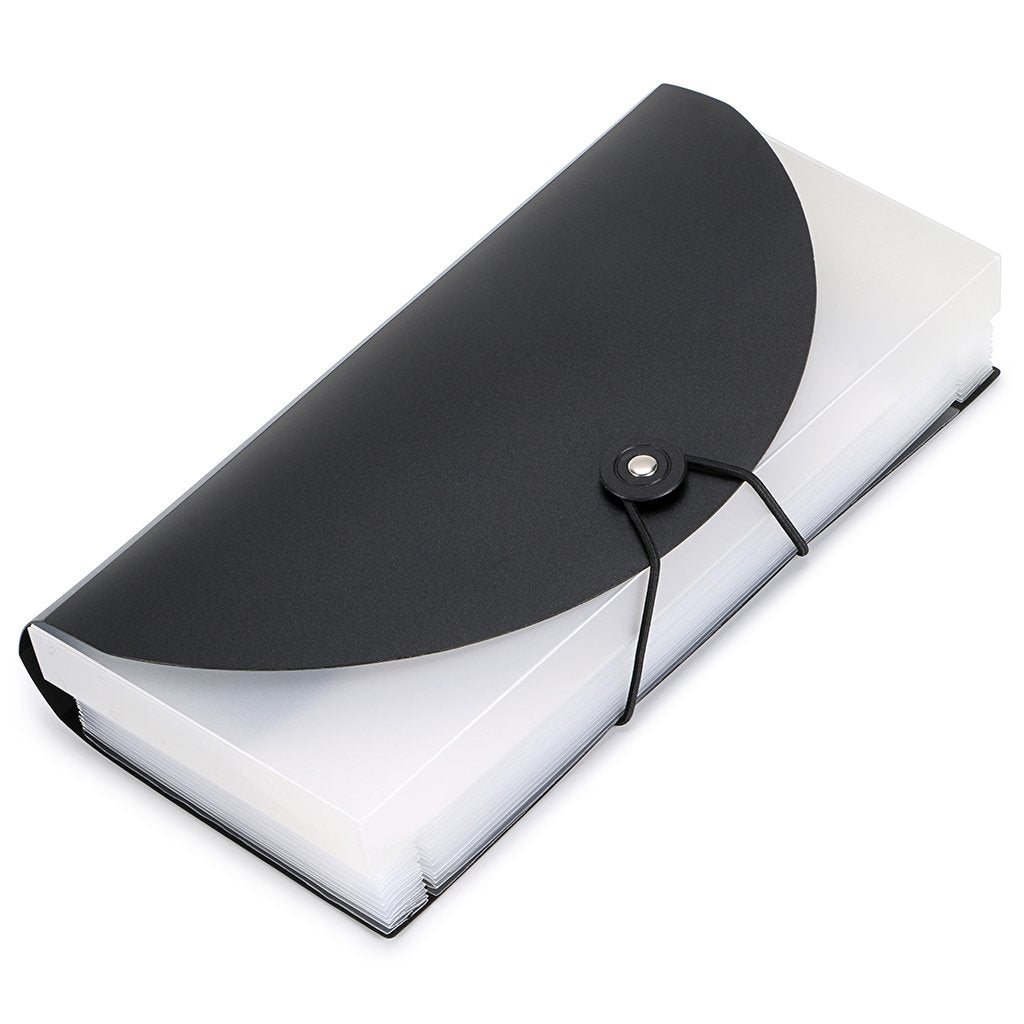 Btsky Expanding File Folder-Hand-Held 13 Pockets Organizer Folder Pp Wallet Organizer For Cards, Receipts, Coupons And Tickets(B