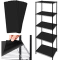 Sliner 8 Pack 11.8 x 16.6 Inch Wire Shelf Liner Black Plastic Waterproof Liners for Organizing Metal Rack Shelves, Kitchen Cabin