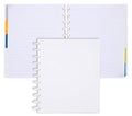 Talia Discbound Notebooks, Planner, Customizable, (White, Letter (8.5In X 11In))