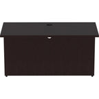 Lorell Essentials Espresso Laminate Bridge, 48" X 24" X 29.5"