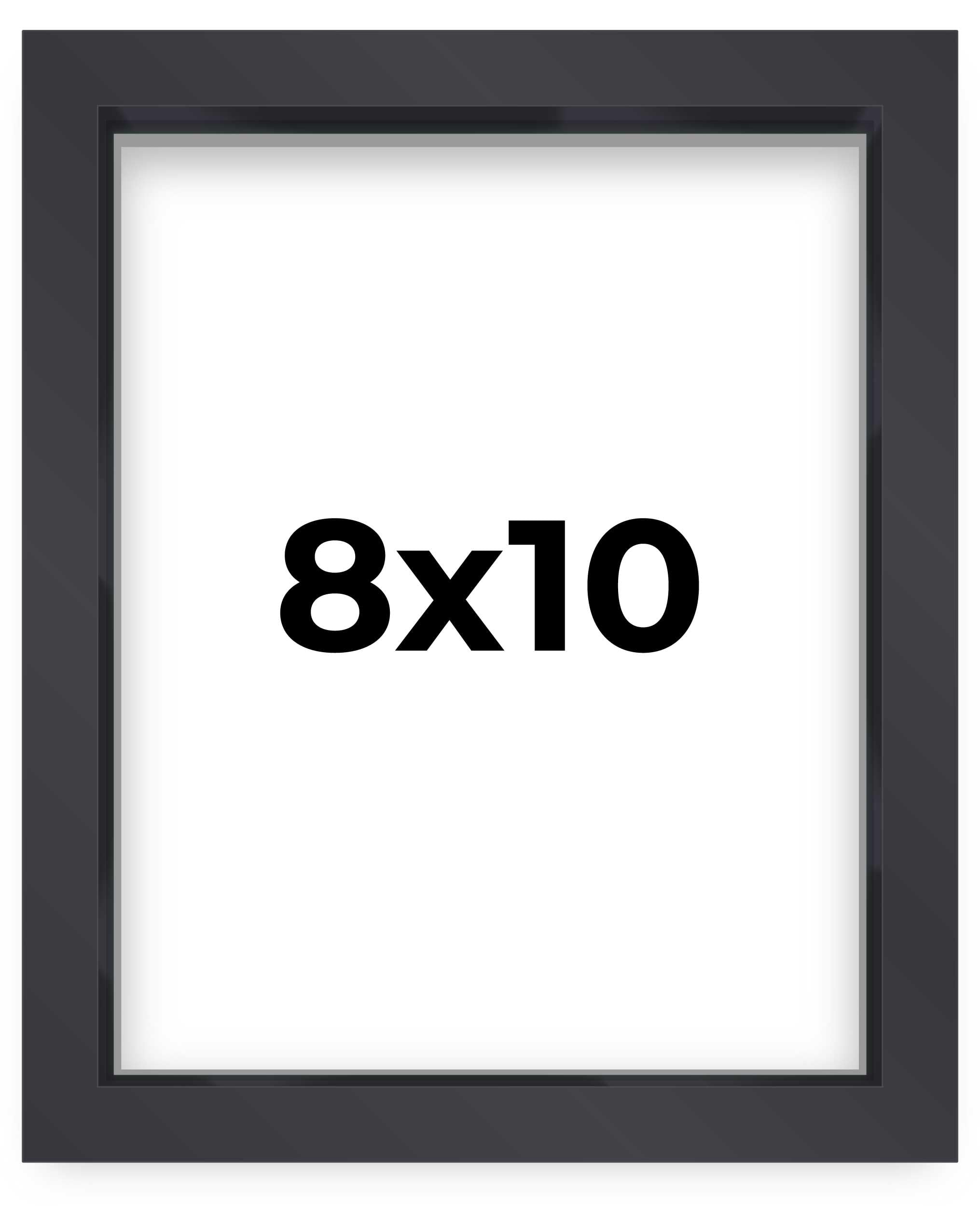 8x10 Shadow Box Frame Contemporary Black Finish | 1'' Depth of Usable Space| Interior Size 8x10 or 10x8 Inches| UV Resistant Acr