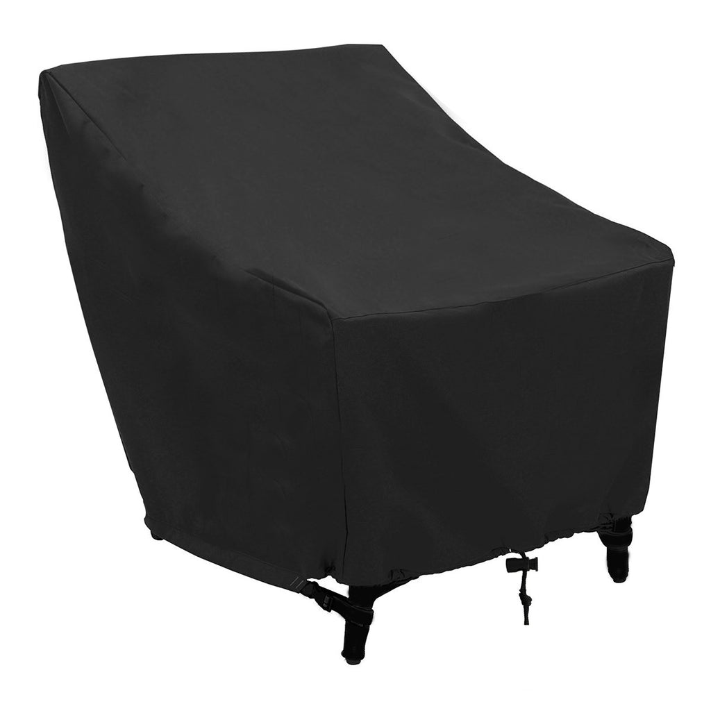 Rosielily Outdoor Chair Covers, Patio Chair Covers Waterproof, 600D Heavy Duty Stackable Patio Furniture Covers, Standard- 1 Pack, Black