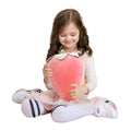 Cute Fruit Kids Pillow Stuffed Strawberry Plush Pillows Super Soft Girls Pillows Cushion Seat for Kids Toys (Pink,13.7'/35cm)1 