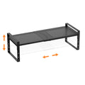 Ipotive MultiFunctional Metal Shoe Rack,Expandable Adjustable Stackable Kitchen Organizer,Metal Shelf risers for cabinets, Kitc