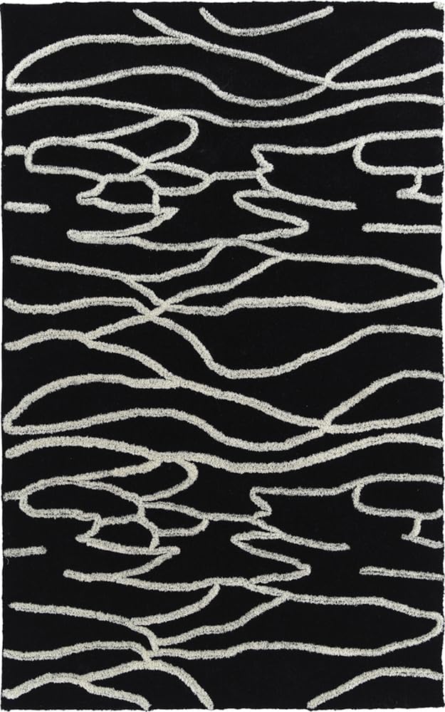 Dalyn Pesario Black 8' X 10' Area Rugs Pe3Bk8X10