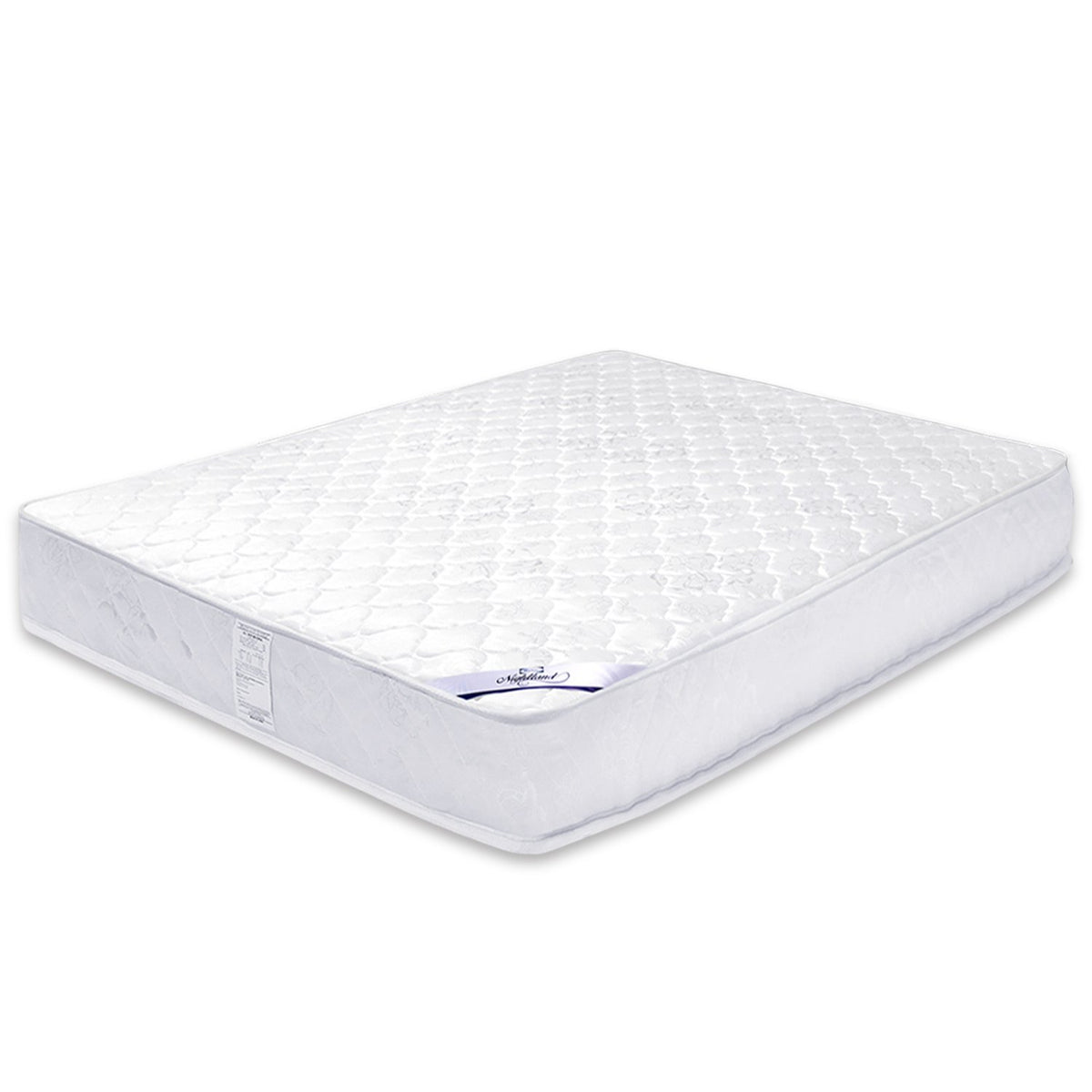 Furinno Nightland Luxurious Pocket Coil Mattress, Queen/10&quot;, White