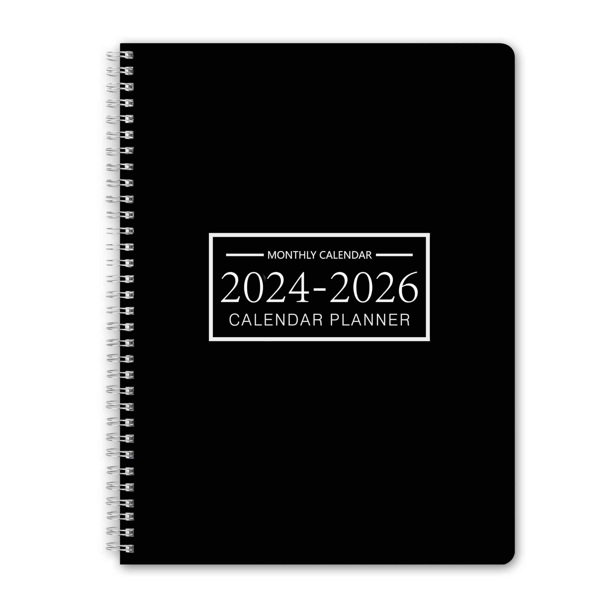 Monthly Planner July 2024 - June 2026 Office Calendar Planner - 9  11 Inch Teacher Planner Hard Pvc Cover With Spiral Bound