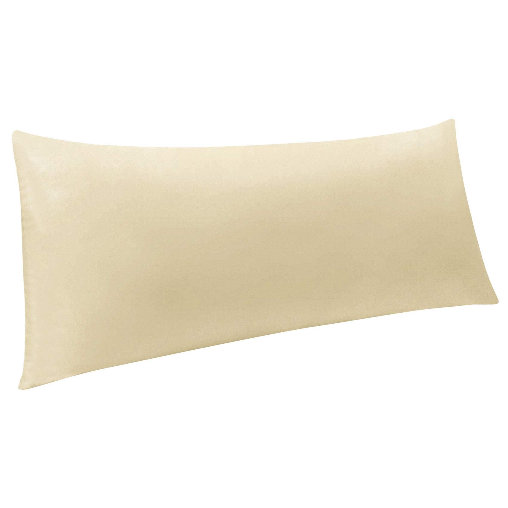 Ntbay Body Pillowcase - Brushed Microfiber 20X54 Pillowcase - Soft, Wrinkle-Free, Fade-Resistant, Stain-Resistant, Light Taupe B