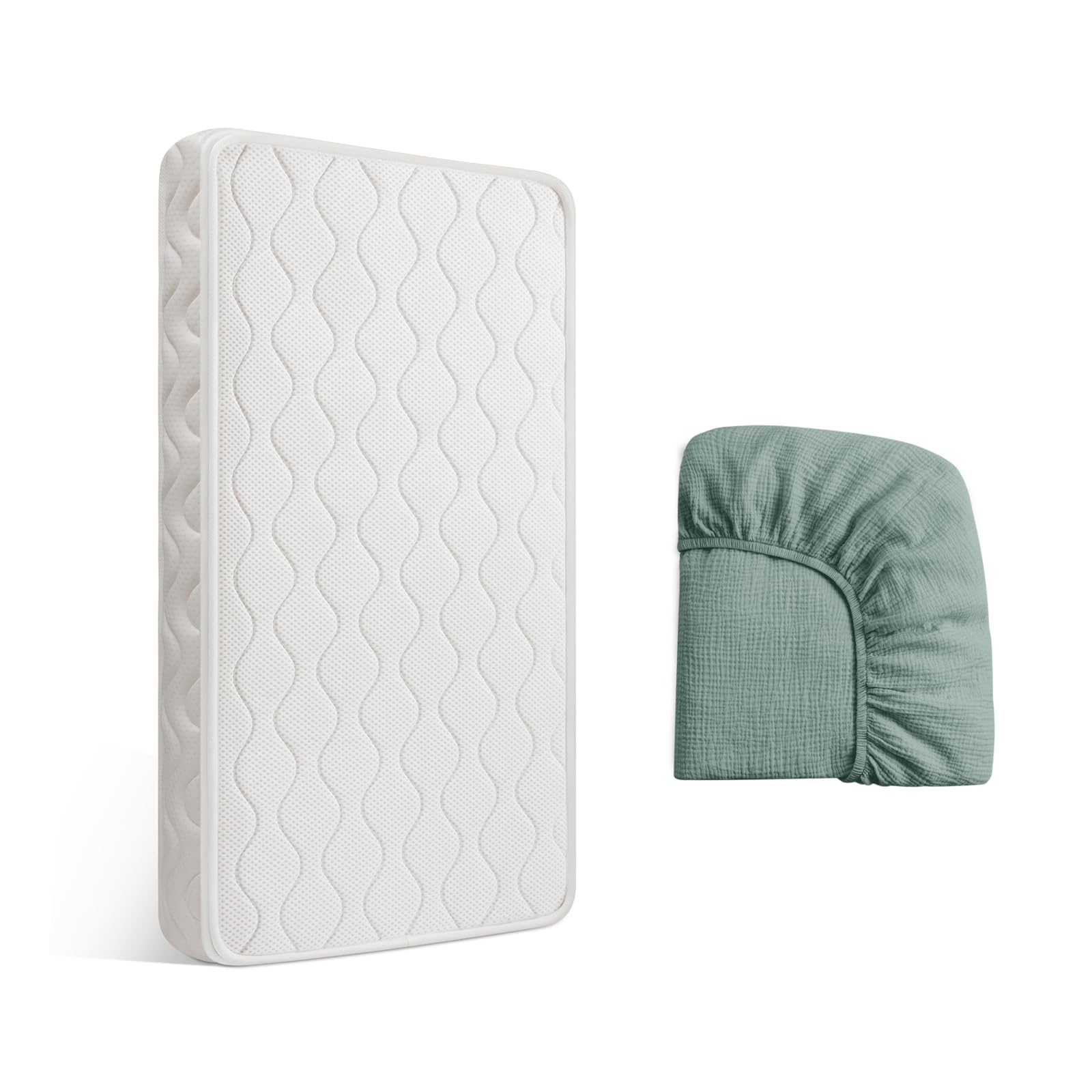 Thrivyhero 100% Breathable Crib Mattress, Certified Premium Foam Toddler Mattress For Toddler Bed With Soft Full-Zip Closure Des