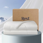 Rest® Evercool® Cooling Comforter, Twin/Twin Xl, Blanket For Hot Sleepers, All Season Bedding To Keep Cool For Night Sweats, Breathable Lightweight Blanket, 68'X90' Inches, Arctic White