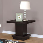 Coaster Furniture Pedestal End Table Cappuccino 705167