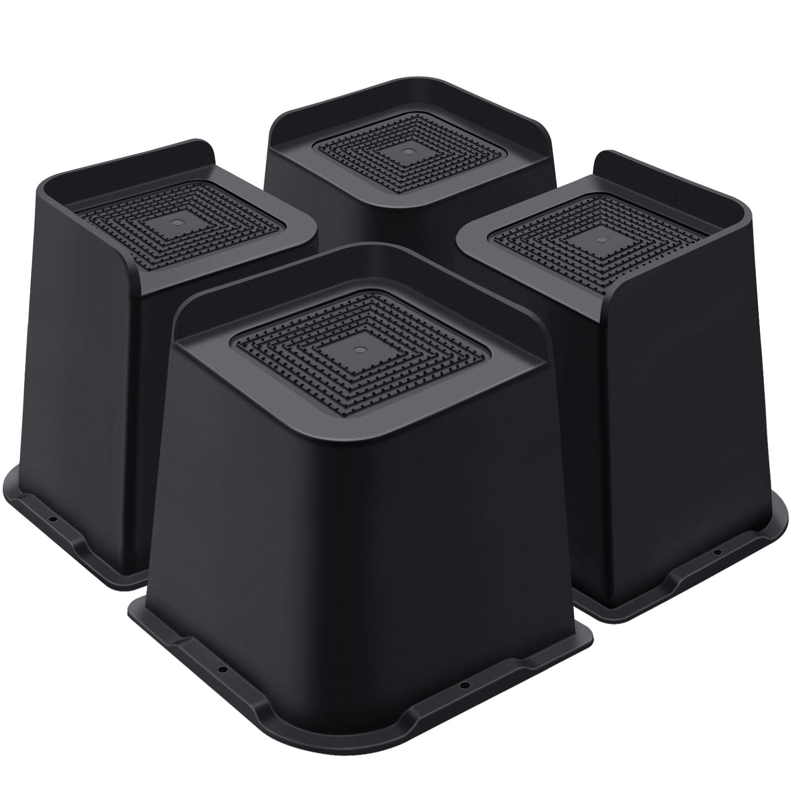 Annkut Bed Risers 6 Inch Heavy Duty, Furniture Risers For Bed Desk Table Sofa Couch ,Oversized Bed Lifts Risers, Support Up To 5