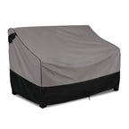 Forspark Patio Furniture Sofa Covers 54W X 38D X 35H 2-Seater Inch Outdoor Waterproof Couch Loveseat Bench Cover, Grey