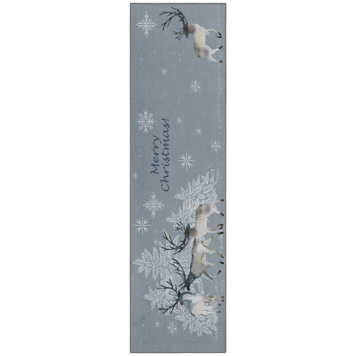 Wonderland Wn2 Gray Seasonal Rug Runner 2' 3&quot; X 7 ' 6&quot;