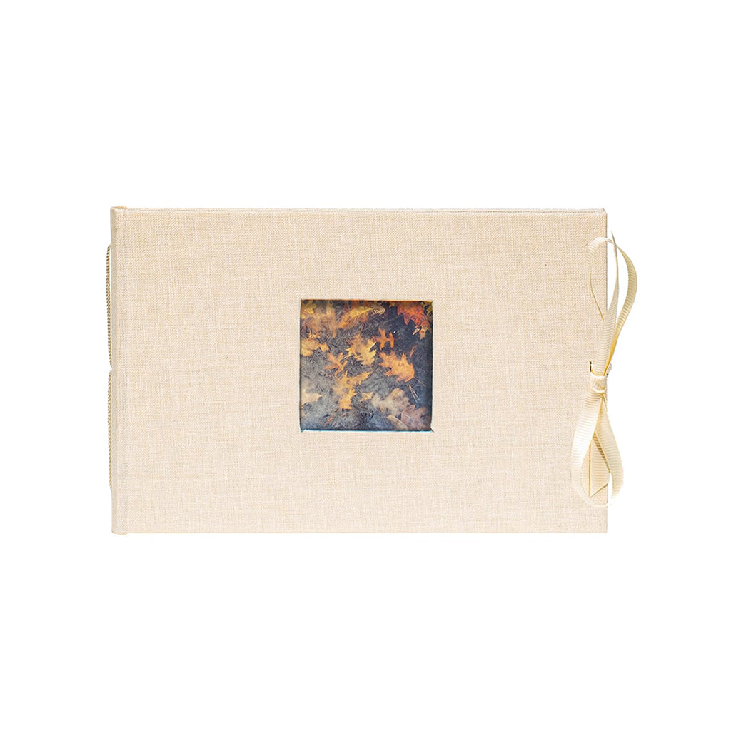 Kolo Noci Small 4x6 Photo Album, Holds 24 Photos, Ideal for Weddings and Baby Books, Ivory