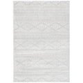 SAFAVIEH Tulum Collection Accent Rug - 2 x 3, Light Grey & Ivory, Moroccan Boho Tribal Design, Non-Shedding & Easy Care, Ideal