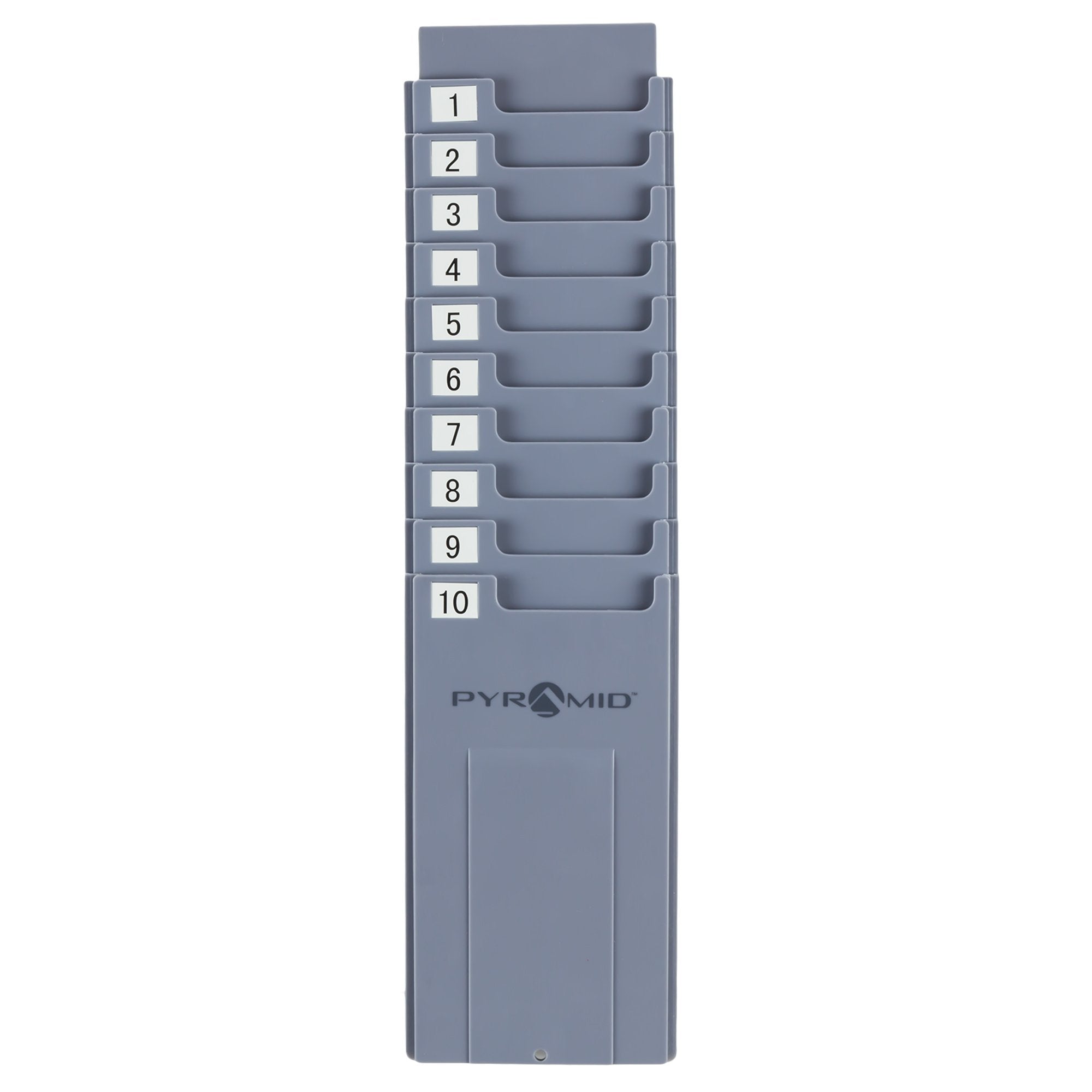 Pyramid Durable 10 Slot Time Card Rack (43087)