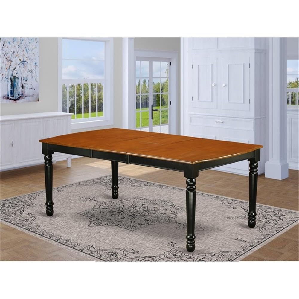 East West Furniture DOT-BCH-T Dover Kitchen Dining Table - Thumbnail 2