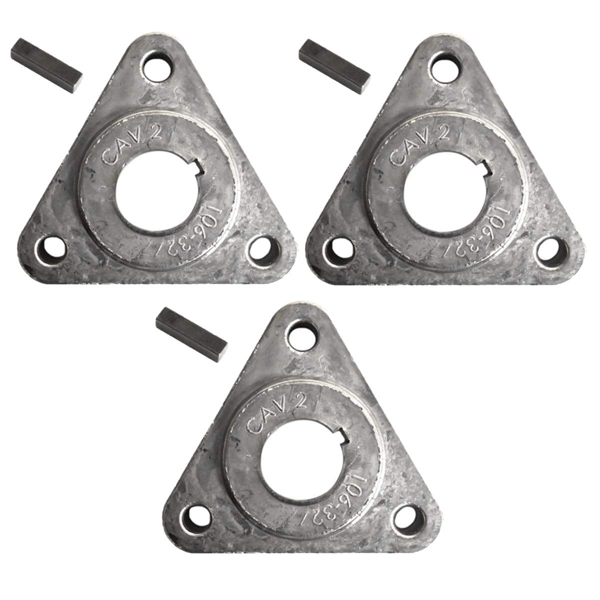 Toro 3Pk Genuine Oem Z Master Spindle Hub & Key Kit Set 106-3277 10-8040