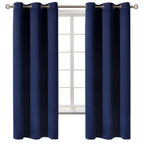 BGment Blackout Curtains for Bedroom - Grommet Thermal Insulated Room Darkening Curtains for Living Room, Set of 2 Panels (42 x 