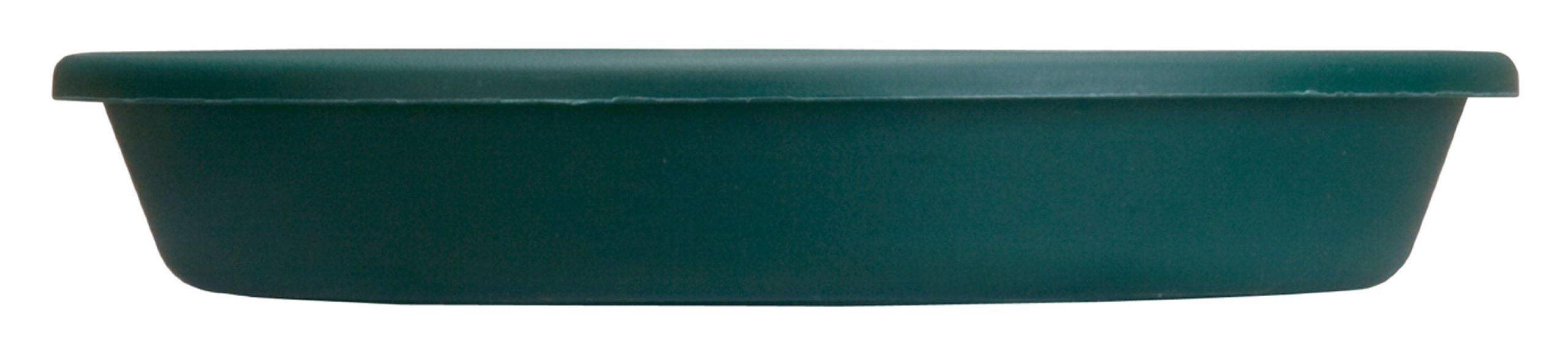 The Hc Companies 6 Inch Round Plastic Classic Plant Saucer - Indoor Outdoor Plant Trays For Pots - 6.75'X6.75'X1.13' Evergree