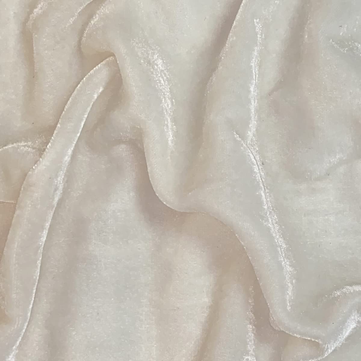 Hiend Accents Stella Faux Silk Velvet Bed Skirt, Stone, Super Queen Size, Romantic Modern Western Traditional Style Bedding