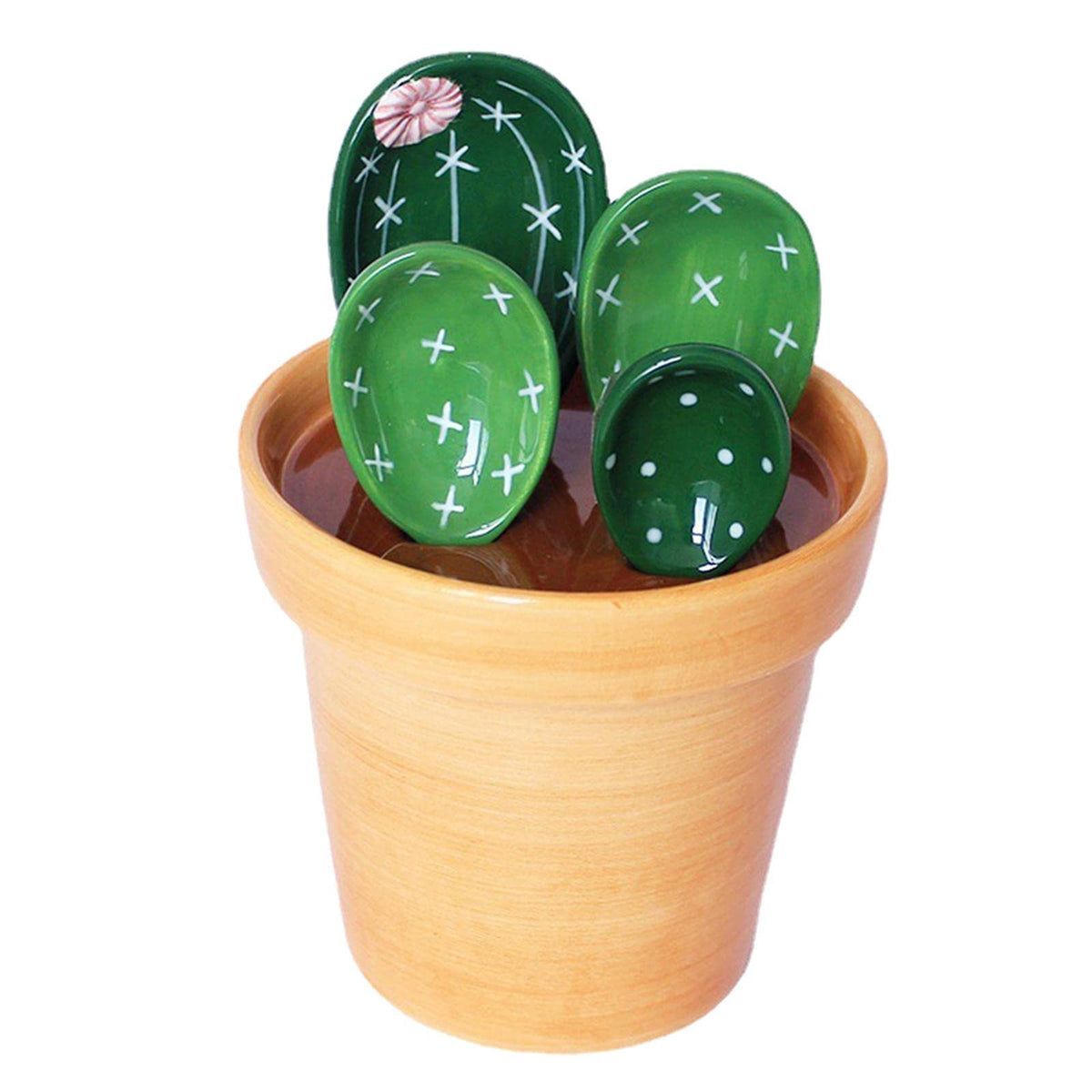 HEAVENGLOW Creative Cactus Measuring Spoons in Flower Pot for Food Kitchen|Home & Garden | Kitchen, Dining & Bar | Kitchen Tools