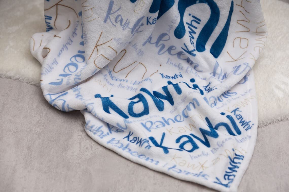Personalized Name Blanket For Baby Girl Kids And Adults With Name, Customized Name Blankets To My Amazing Daughter, Custom With