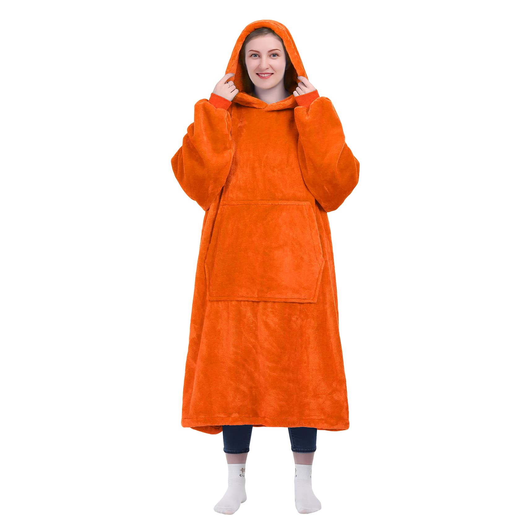 Kpblis Oversized Hoodie Blanket For Women And Men, Wearable Blanket Hoodie, Warmest Oversized Wearable Blanket Sweatshirt With S