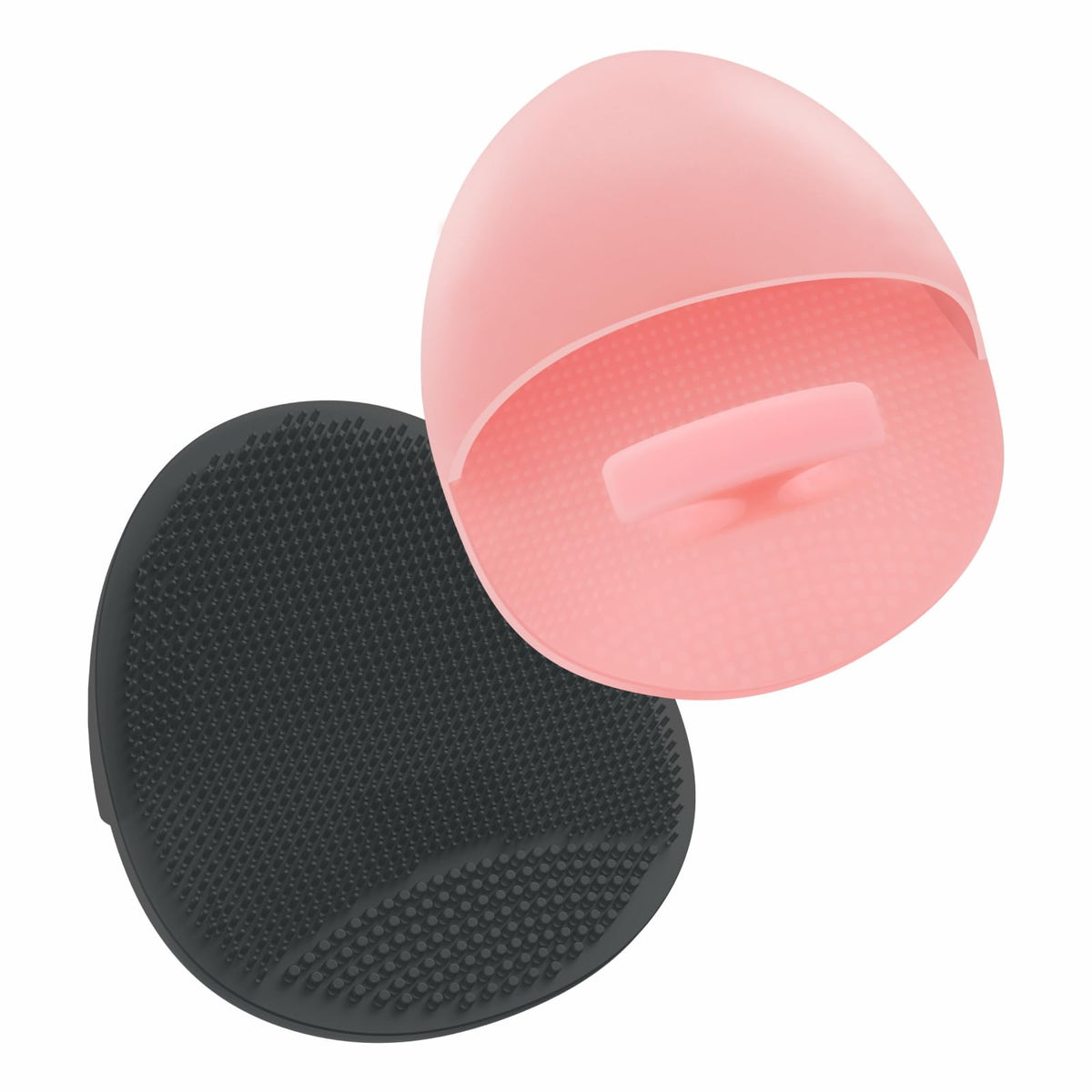 Manmihealth Soft Silicone Face Scrubber Exfoliator 2 Pack,Silicone Handheld Manual Facial Cleansing Brush, Face Washing Pad for 
