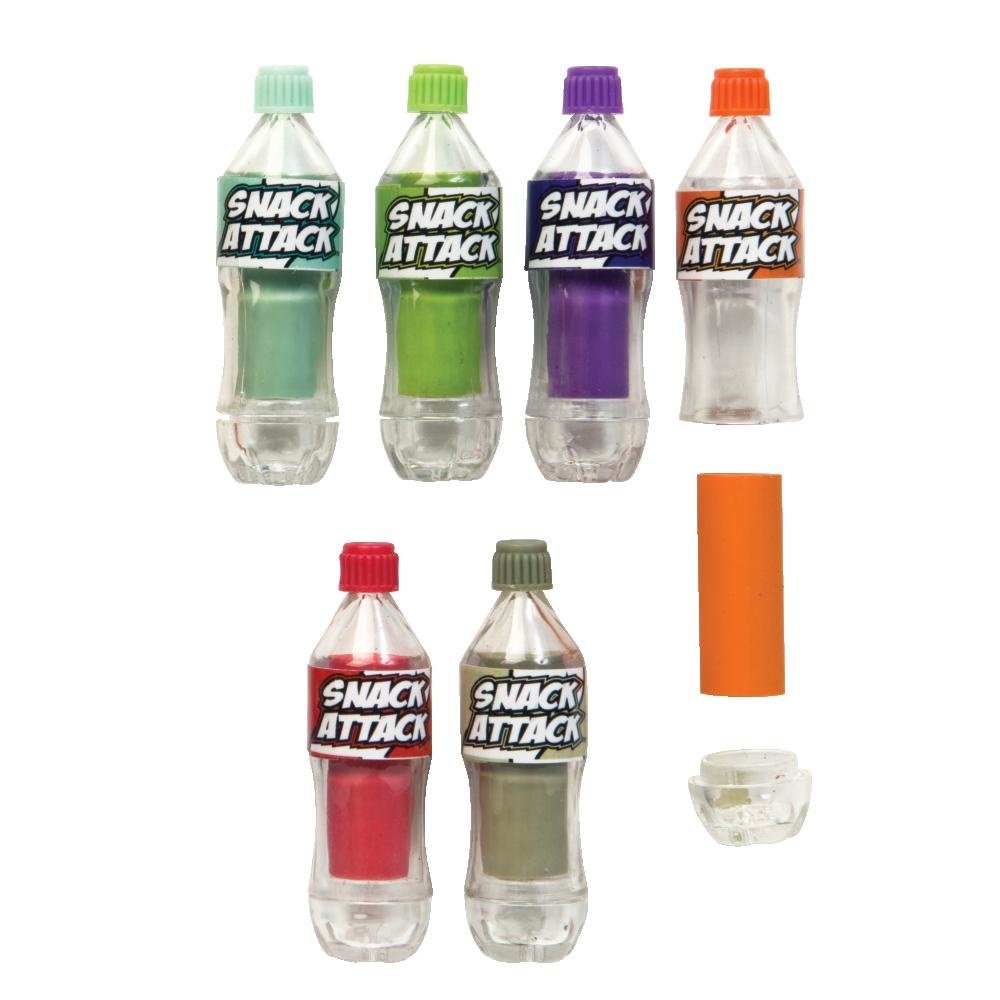 Raymond Geddes Snack Attack Soda Bottle Scented Erasers (Pack Of 24)