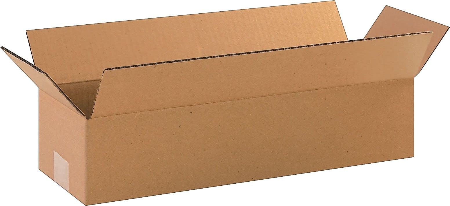The Packaging Wholesalers 18 X 6 X 4 Inches Shipping Boxes, 25-Count (Bs180604)