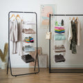 Multipurpose 5Layer Folding Clothes Storage Racks: Pack Of 2 Pcs, SpaceSaving Closet Organizer Shelves For Students  Hang Soc