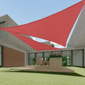 Ecoopts Sun Shade Sail Triangle Canopy Cover For Outdoor Patio Pergola Backyard Garden Hdpe Fabric 95% Uv Blockage (12'10'X12'1